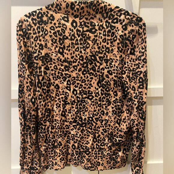 Wilfred by Aritzia Emmeline Leopard Print Blouse – Size Small - Picture 5 of 9